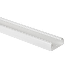 Кабель-канал 80х35 L2000 пластик без крышки бел. ИЭК Leg 010411