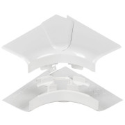 Угол для кабель-канала внутр. изменяемый 80-100град. для DLP 105х50 бел. ИЭК Leg 010605