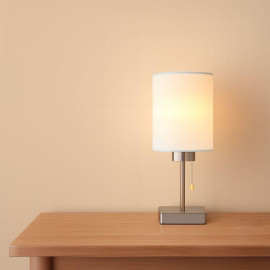 Выключатель для настенного светильника с проводом и деревянным наконечником Silver блист. Rexant 06-0242-A