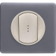 Панель лицевая Celiane для выкл. с подсвет. титан Leg 068303