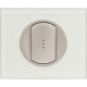 Панель лицевая Celiane для выкл. с подсвет. титан Leg 068303