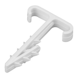 Дюбель-хомут Т-образный для двух плоских кабелей 2х12 КФ (уп.100шт) Rexant 07-4615