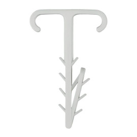 Дюбель-хомут Т-образный для двух плоских кабелей 2х12 КФ (уп.100шт) Rexant 07-4615