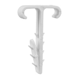 Дюбель-хомут Т-образный для двух плоских кабелей 2х12 КФ (уп.100шт) Rexant 07-4615