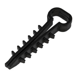 Дюбель-хомут 5-10 для плоского кабеля. черн. (уп.100шт) PROCONNECT T07-4621