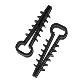 Дюбель-хомут 5-10 для плоского кабеля. черн. (уп.100шт) PROCONNECT T07-4621