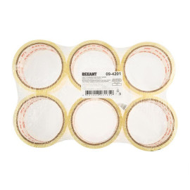 Скотч упаковочный 48ммx36м 50мкм прозр. Rexant 09-4201