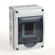 Щиток ОП Тусо 3мод. IP66 160х120х93мм с вертикал. дверцей Ruvinil 69003