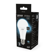 Лампа светодиодная Black 22Вт A70 грушевидная 4100К нейтр. бел. E27 2000лм GAUSS 102502222