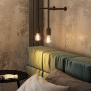 Лампа светодиодная филаментная Black Filament 8Вт A60 грушевидная 2700К тепл. бел. E27 740лм GAUSS 102802108