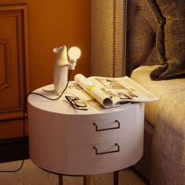 Лампа светодиодная филаментная Black Filament 9Вт P45 шар 2700К тепл. бел. E27 680лм GAUSS 105802109