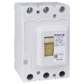 Выключатель автоматический 3п 25А 250Im 10кА ВА57Ф35-340010 УХЛ3 400В AC КЭАЗ 109315