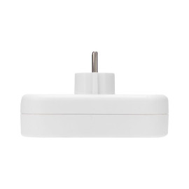 Двойник электрический линейный 16А с/з+2 USB-порта 2.4А бел. Rexant 11-1090