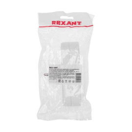 Двойник электрический линейный 16А с/з+2 USB-порта 2.4А бел. Rexant 11-1090