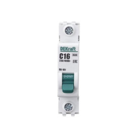 Выключатель автоматический модульный 1п C 16А 4.5кА ВА-101 DEKraft 11054DEK