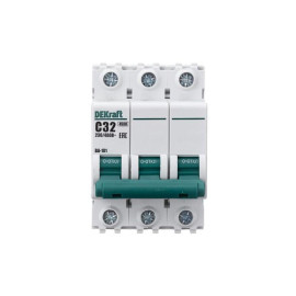 Выключатель автоматический модульный 3п C 32А 4.5кА ВА-101 DEKraft 11081DEK
