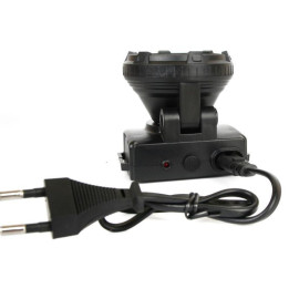 Фонарь аккумуляторный налобный LED5362 7LED 2 режима 220В пластик. черн. (бокс) Ultraflash 11256