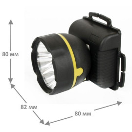 Фонарь налобный 909LED5 (5LED 1 режим; 3хR6 черн.) Ultraflash 11781