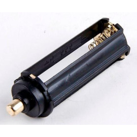 Фонарь аккумуляторный E142 CREE 3Вт фокус 3 режима 220В пластик. черн. (бокс) Ultraflash 12187