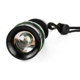 Фонарь аккумуляторный E142 CREE 3Вт фокус 3 режима 220В пластик. черн. (бокс) Ultraflash 12187