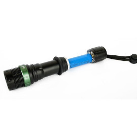 Фонарь аккумуляторный E142 CREE 3Вт фокус 3 режима 220В пластик. черн. (бокс) Ultraflash 12187