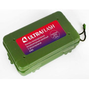 Фонарь аккумуляторный налобный E150 CREE 3Вт фокус 3 режима 220В пластик. черн. (бокс) Ultraflash 12188