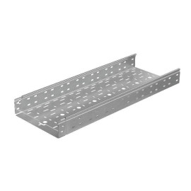 Лоток листовой перфорированный 300х80 L3000 сталь 0.8мм 