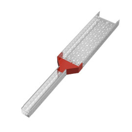 Переходник для лотка центральный 100х100-300 сталь 1мм 