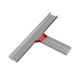 Ответвитель для лотка Т-образ. 300х100 сталь 1мм 