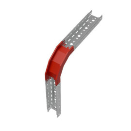 Угол для лотка вертикальный внешний 90град. 100х50 сталь 0.8мм 