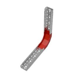 Угол для лотка вертикальный внутренний 90град. 100х50 сталь 0.8мм 