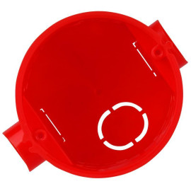 Коробка установочная СП 60х62мм IP30 блочная углублен. красн. Ruvinil 10190