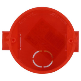 Коробка установочная СП 60х62мм IP30 блочная углублен. красн. Ruvinil 10190