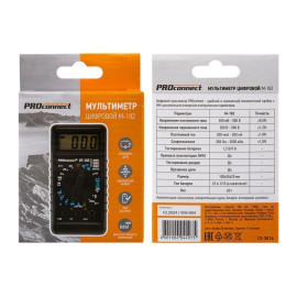 Мультиметр портативный М-182 (DT-182) PROCONNECT 13-3014