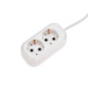 Удлинитель 2х3м с заземл. 3х0.75 бел. PROCONNECT 13-4203