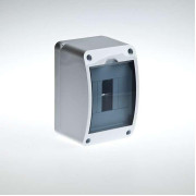 Бокс ОП Тусо 4мод. IP40 бел./прозр. двер. Рувинил 68304