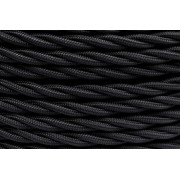 Провод ретро 3х1.5 матов. черн. (уп.50м) Bironi B1-434-73-50