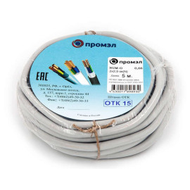 Кабель NUM-O 2х2.5 (бухта 5м) (шт) ПромЭл 13321320