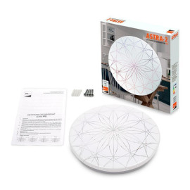 Светильник светодиодный декоративный PPB Astra-2 24Вт 4000К IP20 d320х60 настенно-потолочный бытовой JazzWay 5027022