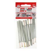 Дюбель-гвоздь 6х80 с потайной манжетой полипропилен (уп.10шт) пакет Tech-Krep 103903