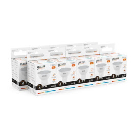 Лампа светодиодная Elementary 7Вт MR16 софит 3000К тепл. бел. GU10 530лм GAUSS 13617