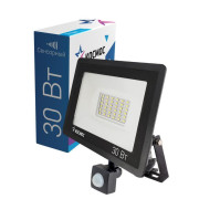 Прожектор светодиодный 30Вт IP65 6500К 2400лм с датчиком движения КОСМОС K_PR5_LED_30S