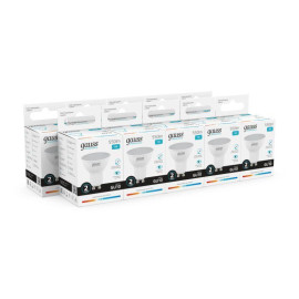 Лампа светодиодная Elementary 7Вт MR16 софит 4100К нейтр. бел. GU10 550лм GAUSS 13627