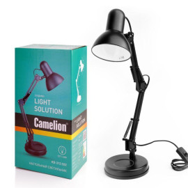 Светильник настольный KD-313 C02 40Вт E27 230В черн. Camelion 13640