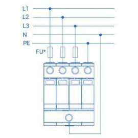 Устройство защиты от импульсных перенапряжений РИФ-Э-I+II 275/12.5 c (3+1) Стример 114103