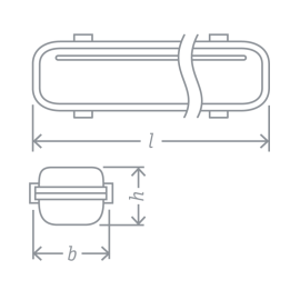 Светильник светодиодный ДСП 14 272 DSP-AC-40-IP65-LED 40Вт 4000К IP65 5000лм 176-264В (аналог ЛСП 2х36) опал Navigator 14272