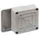 Коробка распределительная ОП 100х100х50мм двухкомпонентн. 7 вводов IP66 сер. Ruvinil 67250