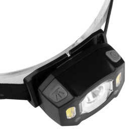 Фонарь аккумуляторный налобный AccuH3-L5W-bk LED 5Вт + 2хRED SMD IP54 5 режимов: 100проц. 180лм 3.5ч/50проц. 110лм 5.5ч/30проц. 65лм 15ч/красн. 28ч/мигающ. красн. 12ч аккум. управл. жестами черн. JazzWay 5036703