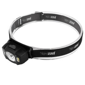 Фонарь аккумуляторный налобный AccuH3-L5W-bk LED 5Вт + 2хRED SMD IP54 5 режимов: 100проц. 180лм 3.5ч/50проц. 110лм 5.5ч/30проц. 65лм 15ч/красн. 28ч/мигающ. красн. 12ч аккум. управл. жестами черн. JazzWay 5036703