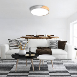 Светильник светодиодный декоративный PPB Scandic-R DIM 90Вт 3000-6500К IP20 настенно-потолочный бытовой диммир. WH/W JazzWay 5036994